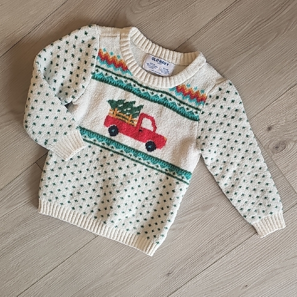 Old Navy Other - Old Navy Super Soft Christmas Crewneck Sweater 18-24 Months